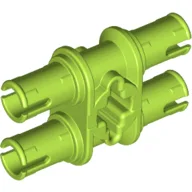 Technic Pin Double with Axle Hole / Lime