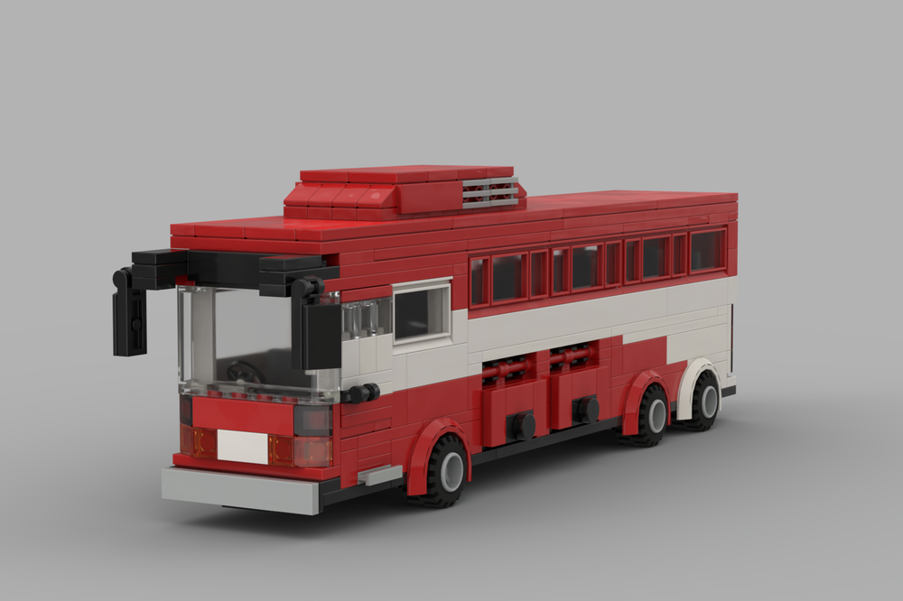 Lego custom long haul bus