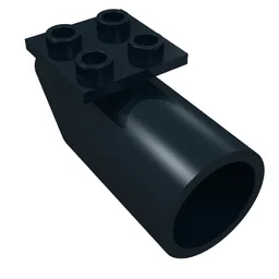 Engine Smooth Large [2 x 2 Thin Top Plate] / Black