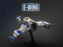 PiXEL-DANs - 75364 E-Wing Modifications incl Display Stand