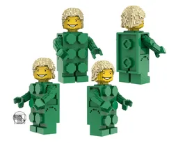 Maxi figure green brick costume