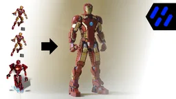76155 + 76206 X 2 Iron Man Mark 43 XXL