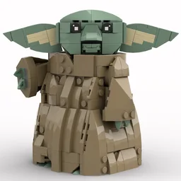 Grogu midifigure (fits the Mandalorian megafigure)