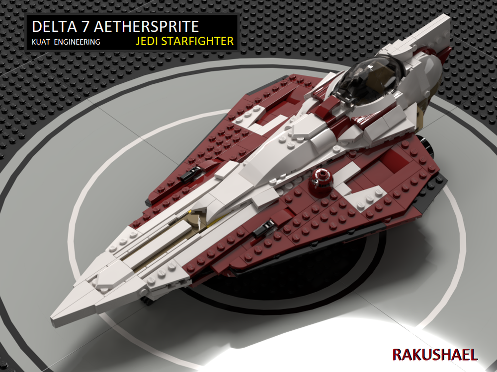 Lego Delta 7 Aethersprite - Obi-Wan's Starfighter