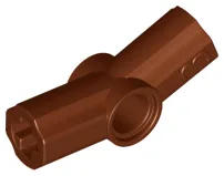 Technic Axle and Pin Connector Angled #3 - 157.5° / Reddish Brown