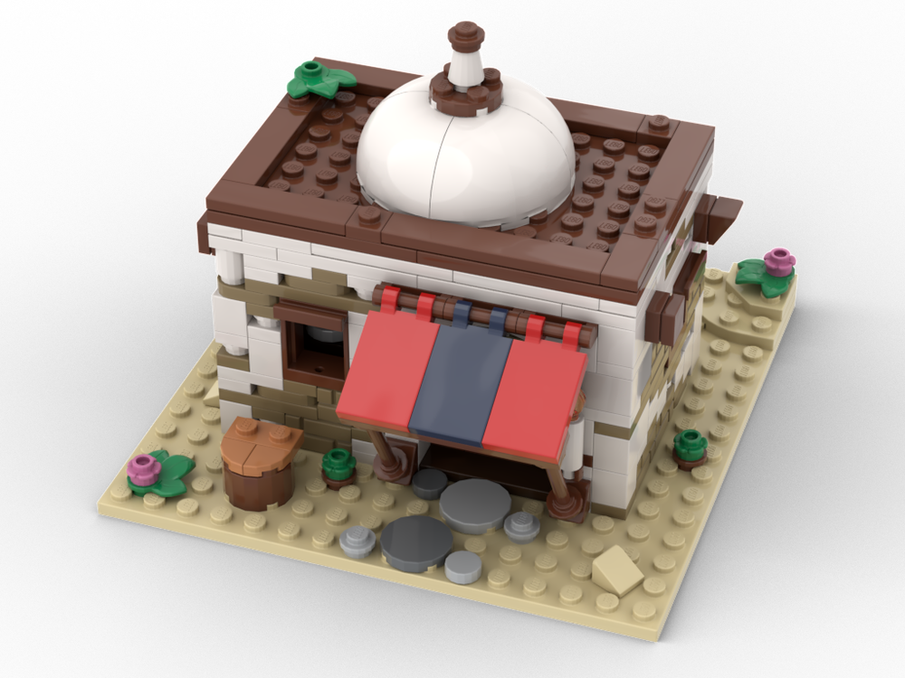Lego House in the desert