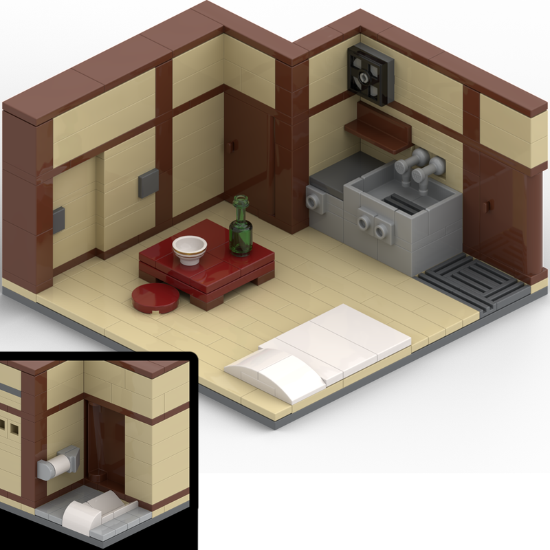 Lego Japanese Apartment