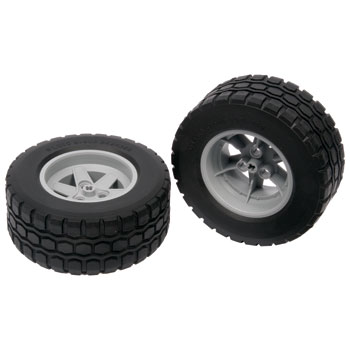 Lego Large Truck Tires and Rims