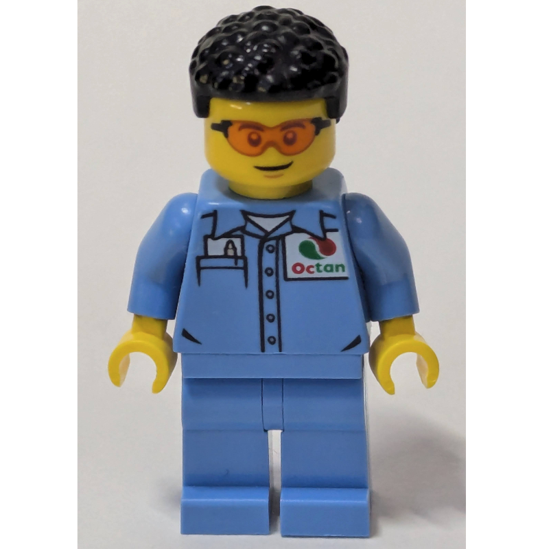 Lego Mechanic, Medium Blue Overalls