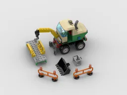 60353 Excavator with Construction Site Equipment