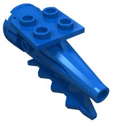 Tail 4 x 2 x 2, Rocket / Blue