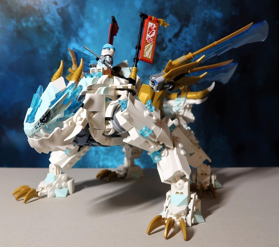 Lego Ice Dragon Rebuild