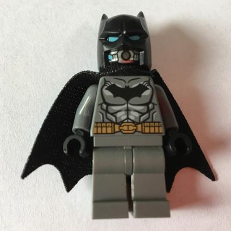 Lego Batman, Dark Bluish Gray Suit, Black Cape and Cowl, Diving Suit
