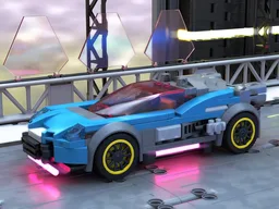 Cyberpunk car