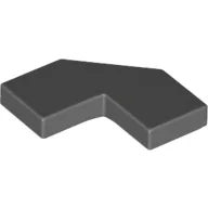 Tile Special 2 x 2 Corner with Cut Corner - Facet / Dark Bluish Gray
