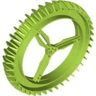 Wheel Hard Plastic Spoked Giant Thin 160 x 28 / Lime