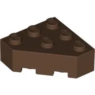 Brick Wedged 3 x 3 Cut Corner / Brown