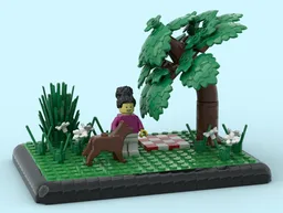 Grassy Field Diorama
