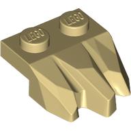 Lego Plate Special 2 x 3 with Rocks / Tan