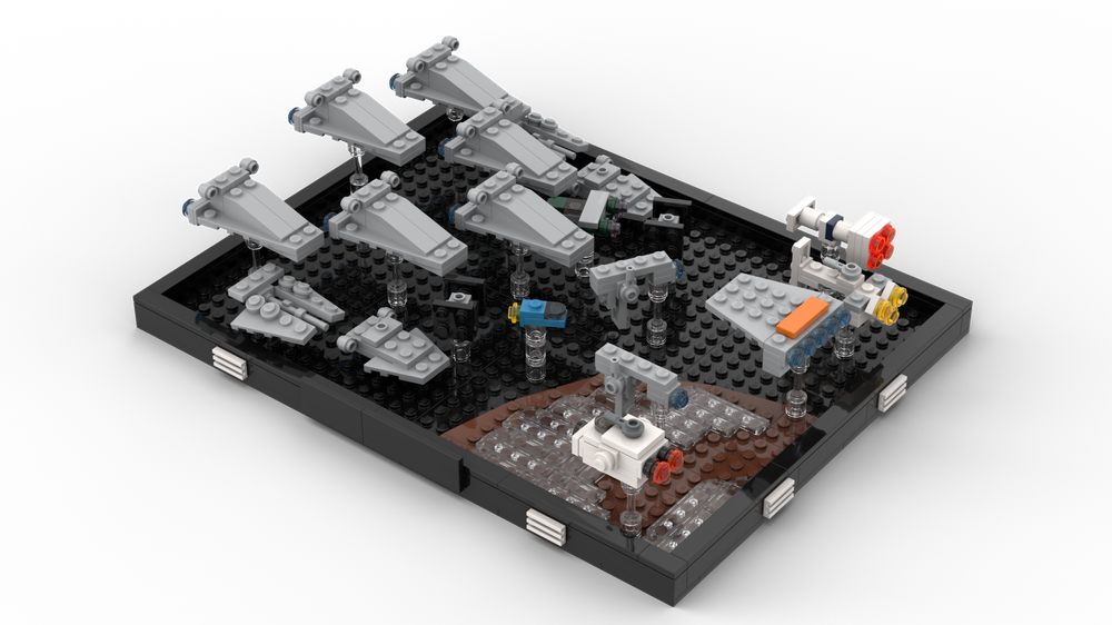 Lego Battle of Atollon Diorama