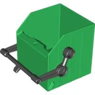Duplo Garbage Container with Black Handle / Green