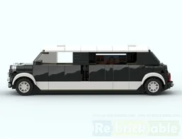 Mini Cooper Limousine Black & White V.2