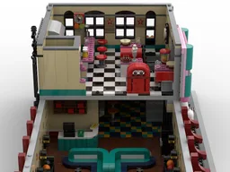 Retro Arcade & Diner - Compatible with Set 910013