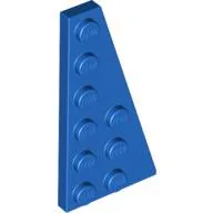 Wedge Plate 6 x 3 Right / Blue