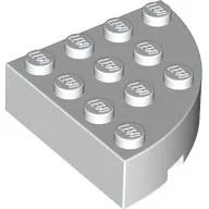 Brick Round Corner 4 x 4 Full Brick / White
