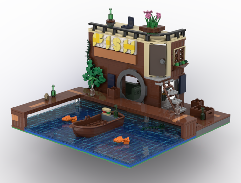 Lego City on the Docks
