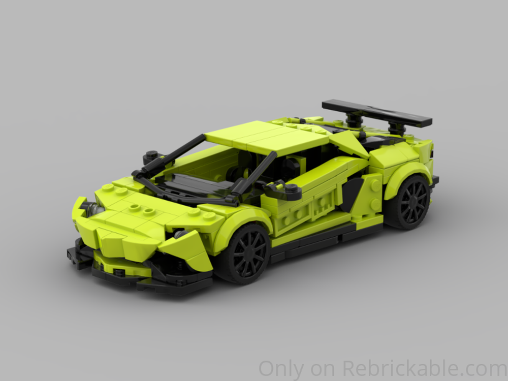 Lego Lamborghini Aventador SV - Coupe and Roadster