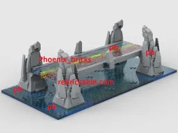 Thor Bifrost Bridge(Damaged) with ocean base