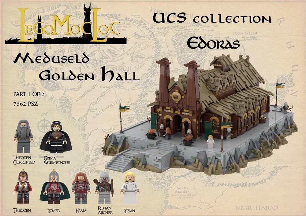 Lego UCS Edoras - Meduseld Golden Hall