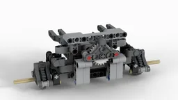 Front axle for crawler