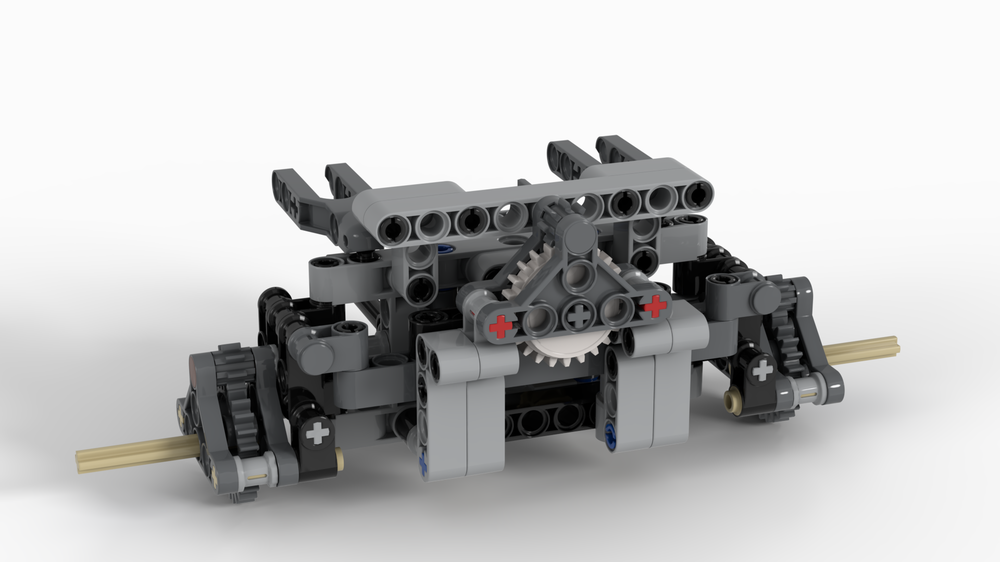 Lego Front axle for crawler