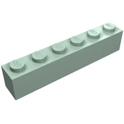 Brick 1 x 6 / Sand Green
