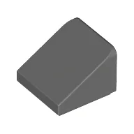 Brick Sloped 30° 1 x 1 x 2/3 (Cheese Slope) / Dark Bluish Gray