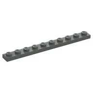 Plate 1 x 10 / Dark Gray