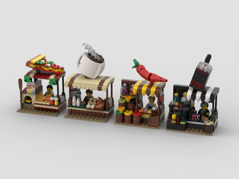 Lego Market Stand Pack #4