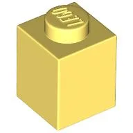 Brick 1 x 1 / Bright Light Yellow
