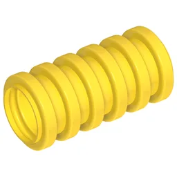 Hose, Ribbed 7mm D. 2L / 1.6cm / Yellow