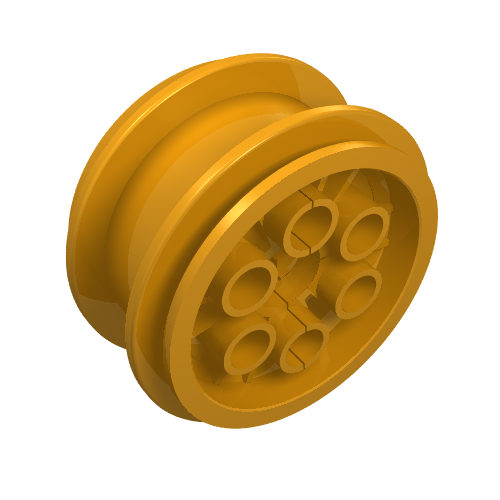 Lego Wheel 20 x 30 Balloon Medium / Medium Orange