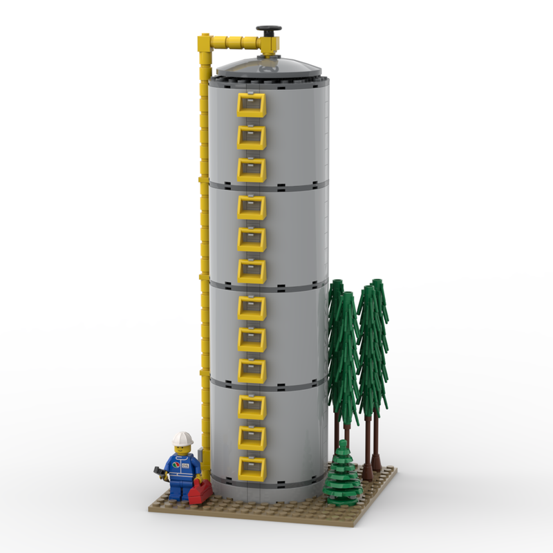 Lego Industrial Silo / Storage Tank