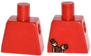 Lego Torso Simpsons Plain with Slingshot Pattern