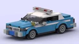 80s NYPD style Police Cruiser