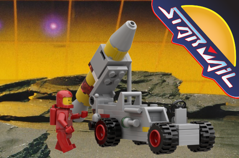 Lego Star Mail Rocket Rush Delivery 10497 Alt Build