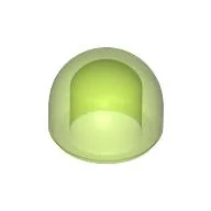 Dome 1 x 1 x 2/3 / Trans-Bright Green