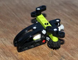 Drone with working propellers