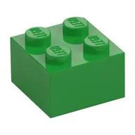 Brick 2 x 2 / Bright Green