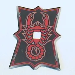 Large Figure Shield with Knights Kingdom Vladek Print / [No Color/Any Color]